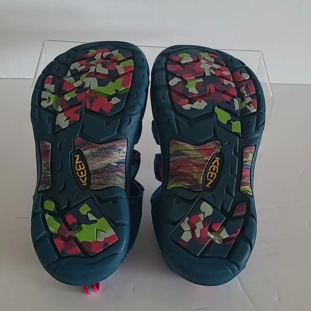 Keen Women's Newport H2 SZ 5 Outdoor Hiking Sandal Blue Pink Multicolor